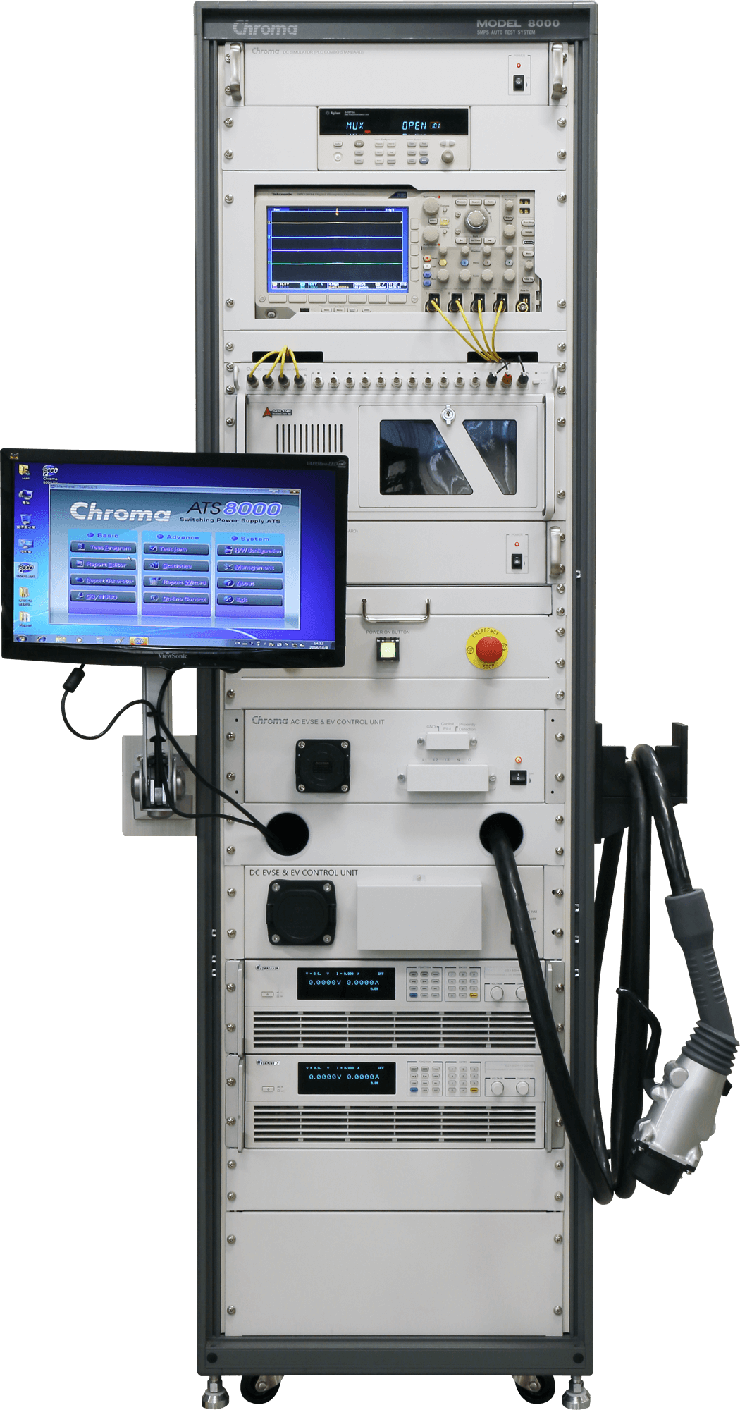 Electric Vehicle AC Charging Compatibility ATS Model 8000