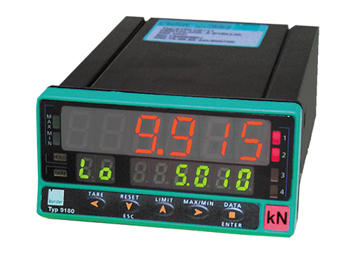 9180 DIGITAL DISPLAY FOR STRAIN GAUGE UNITS, POTENTIOMETERS, DC/DC SENSORS AND STANDARD SIGNALS