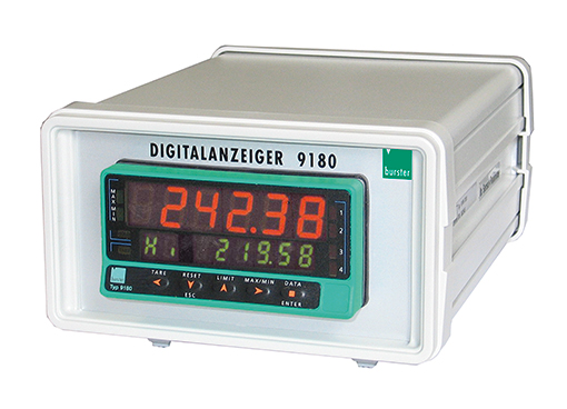 9180 DIGITAL DISPLAY FOR STRAIN GAUGE UNITS, POTENTIOMETERS, DC/DC SENSORS AND STANDARD SIGNALS